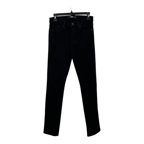 Hudson Jeans Nico mid rise straight leg supermodel black size 27 - Picture 1 of 6